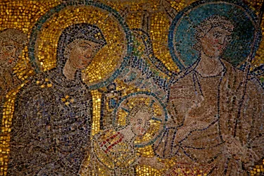 Mosaic Fragment of the Adoration of the Magi